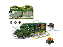 Friction Dinosaur Storage Car Set W/L_M