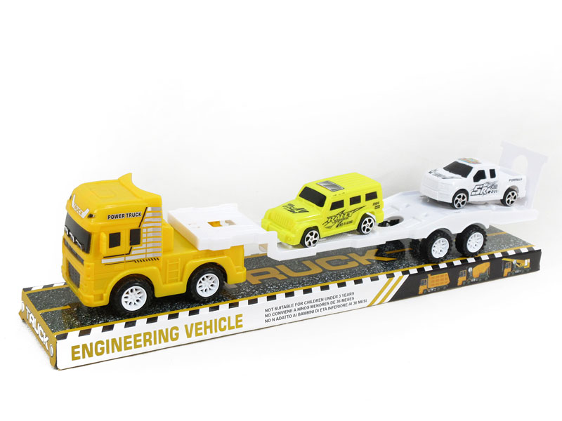 Friction Truck Tow Pull Back Cross-country Car toys