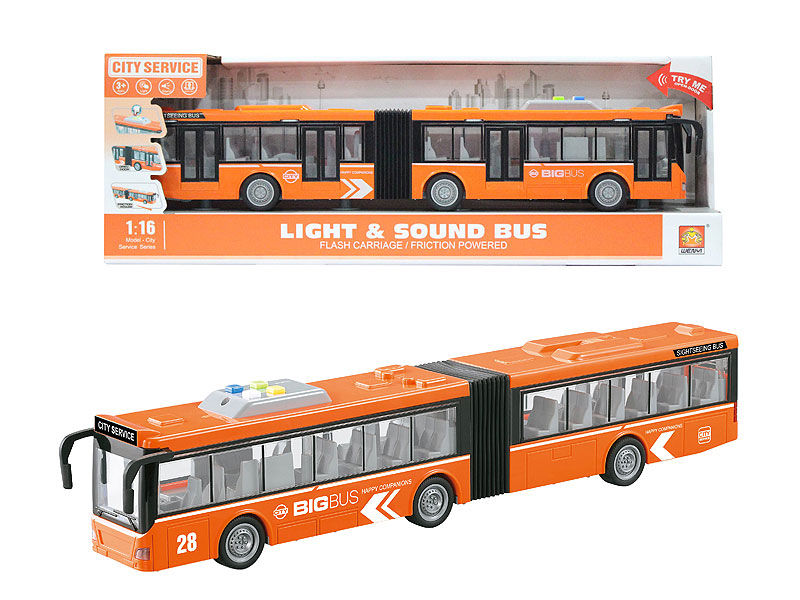 Friction Bus W/L_S toys