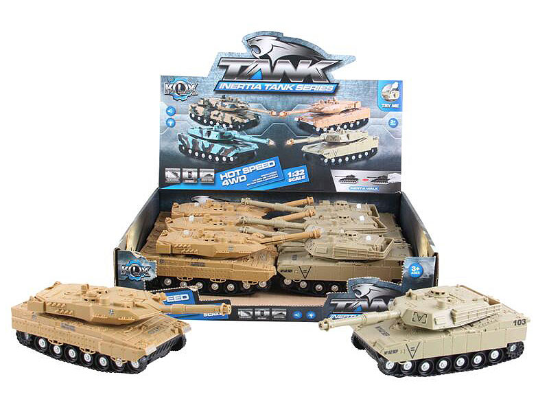 Friction Tank W/L_M(8in1) toys