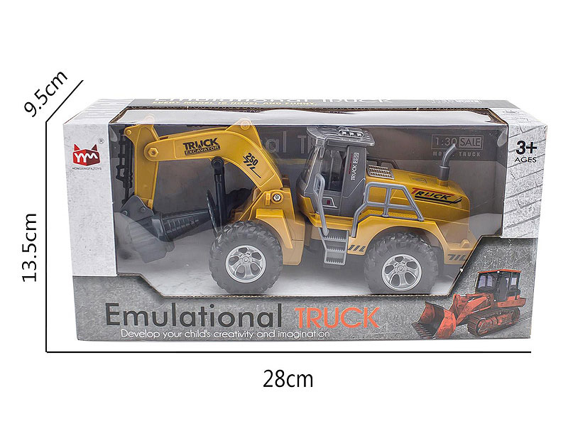 1:30 Friction Construction Truck W/L_S toys