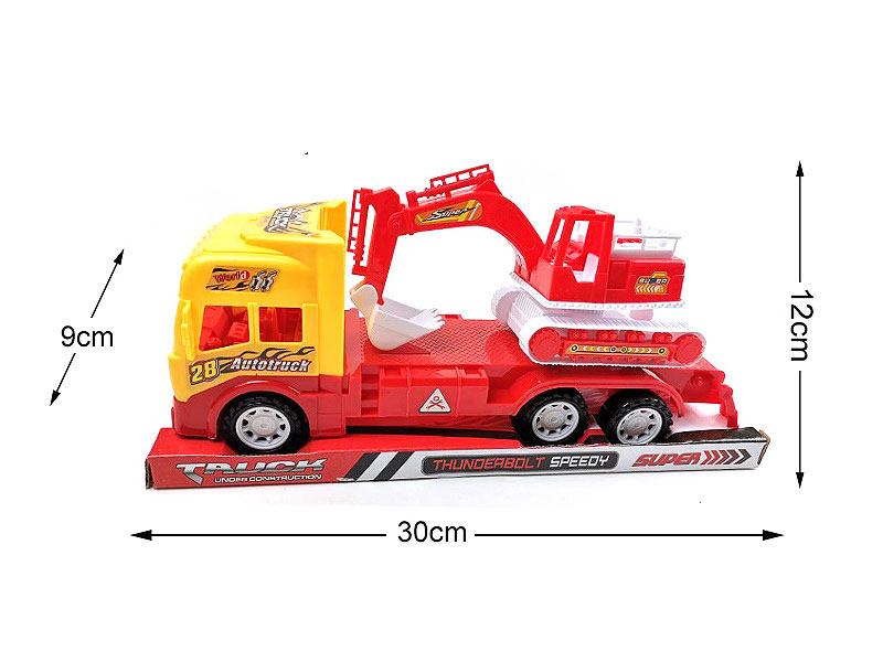 Friction Truck Tow Construction Truck toys