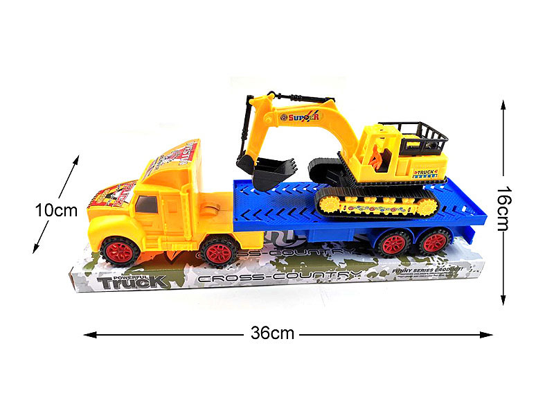 Friction Truck Tow Construction Truck toys