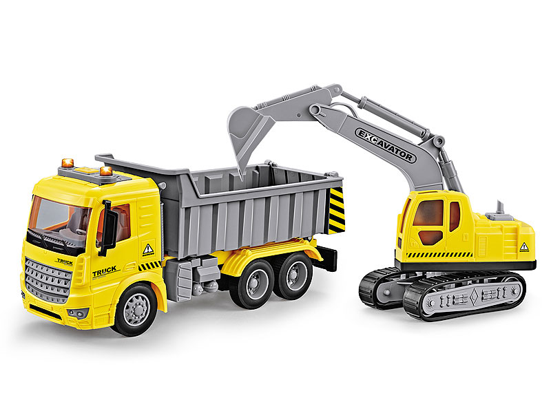 Friction Construction Truck Set W/L_M toys