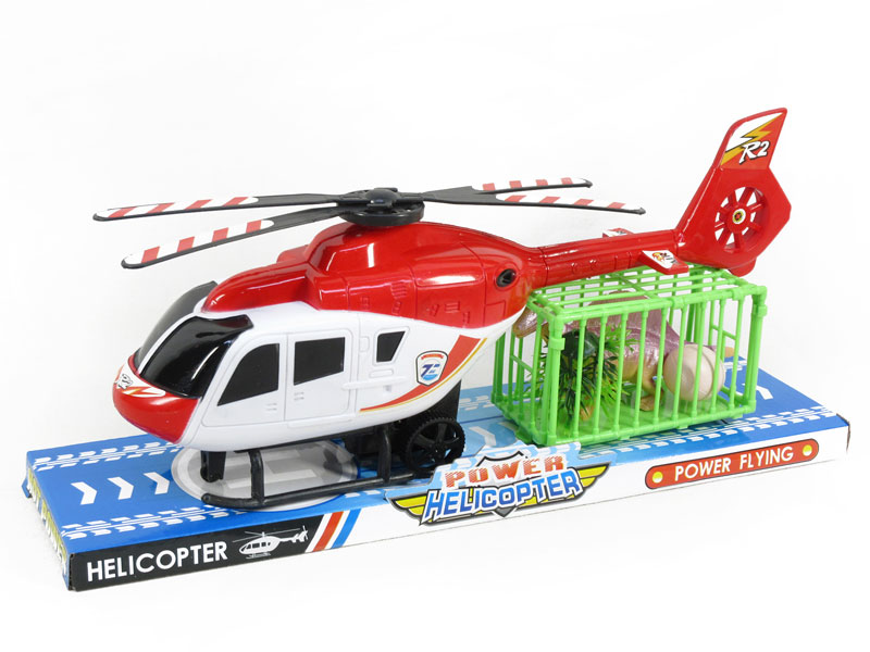 Fricton Helcopter & Dinosaur Set toys