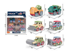 Friction Construction Truck(6in1)