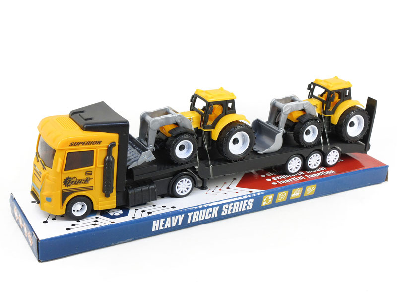 Friction Truck Tow Construction Truck(3C) toys