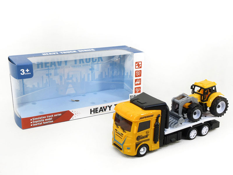 Friction Truck Tow Construction Truck(3C) toys