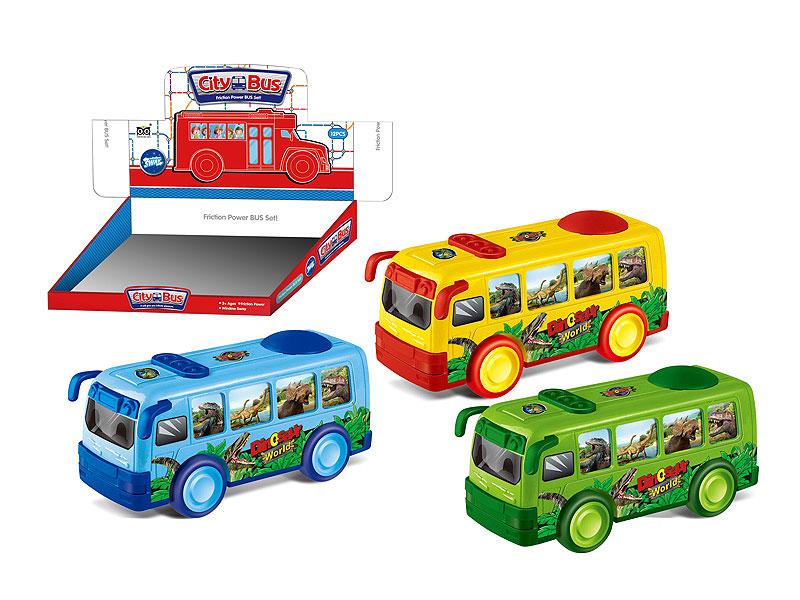 Friction Bus(12in1) toys