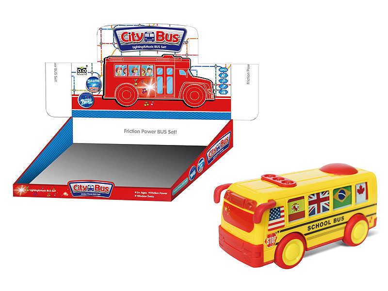 Friction Bus(12in1) toys