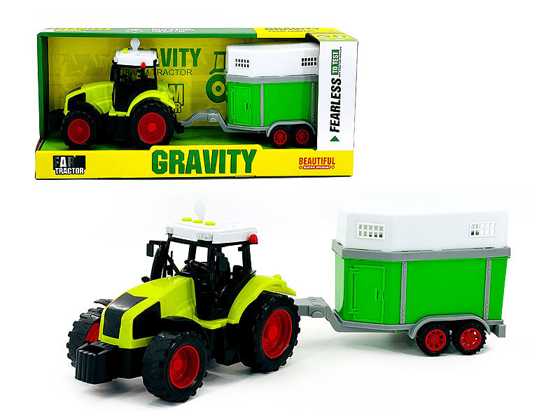 Friction Farmer Tractor W/L_M toys