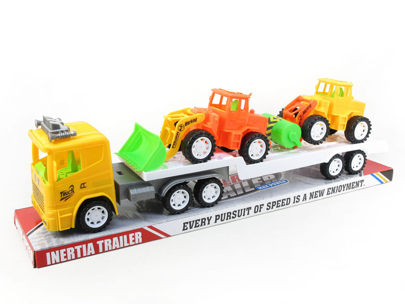 Friction Truck Tow Free Wheel Construction Truck toys