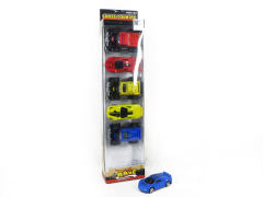 Friction Car & Pull Back Car(6in1)