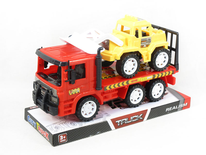 Friction Truck Tow Free Wheel Construction Truck toys