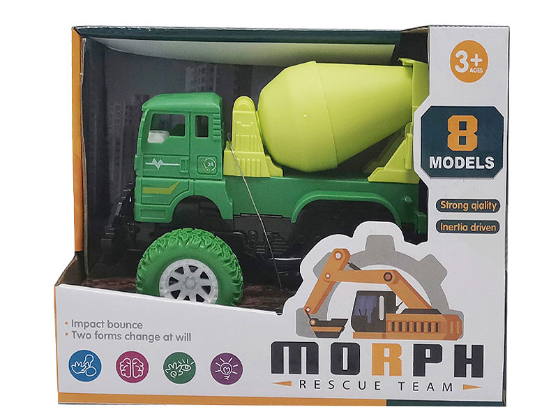 Friction Transforms Construction Truck toys