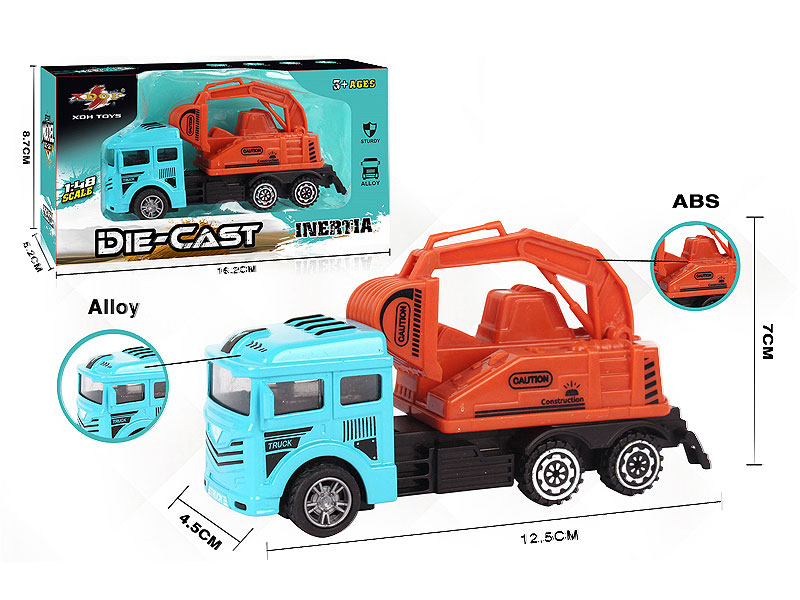 1:48 Die Cast Construction Truck Friction toys