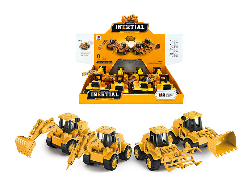 Friction Construction Truck(8in1) toys