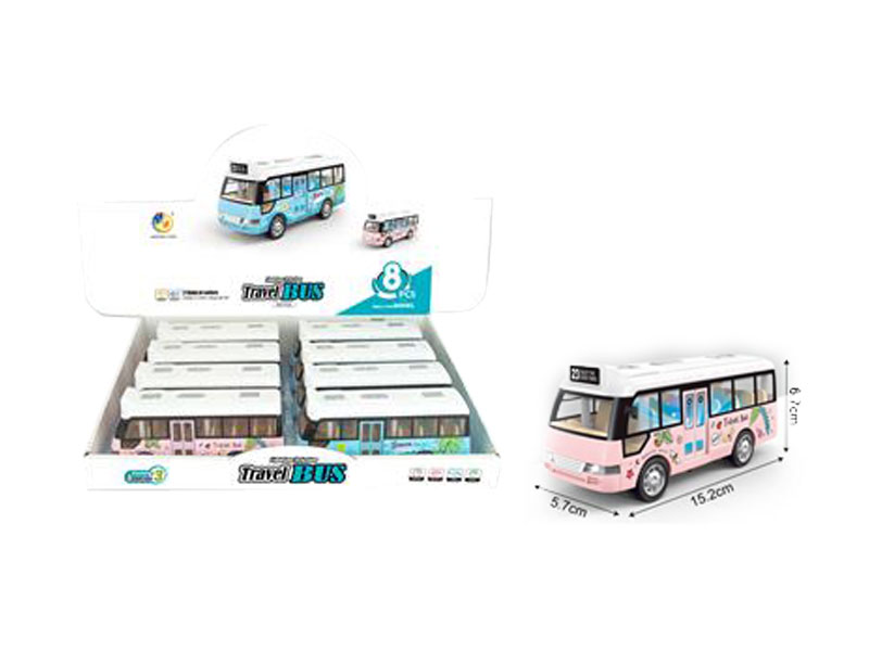 Friction Bus W/L(8in1) toys