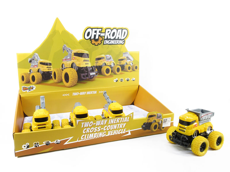 Friction 4Wd Construction Truck(8in1) toys