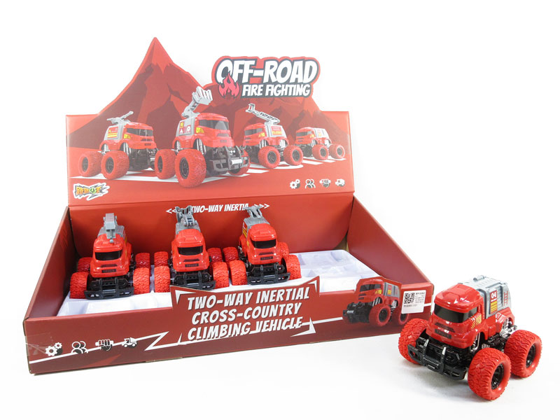 Friction 4Wd Fire Engine(8in1) toys