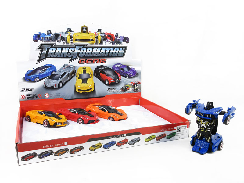 Frction Transforms Car(8in1) toys
