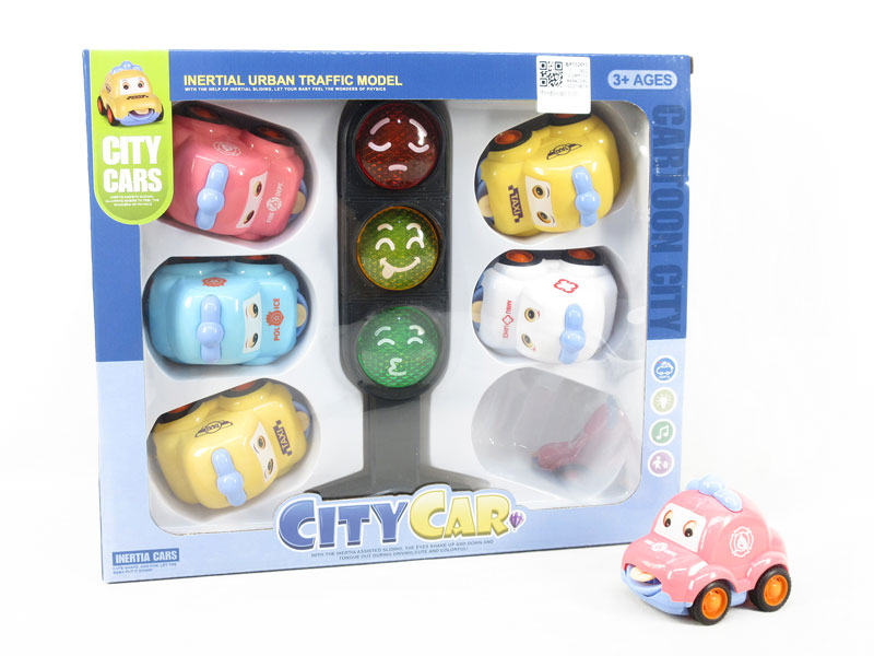 Friction Car & Traffic Lights(6in1) toys