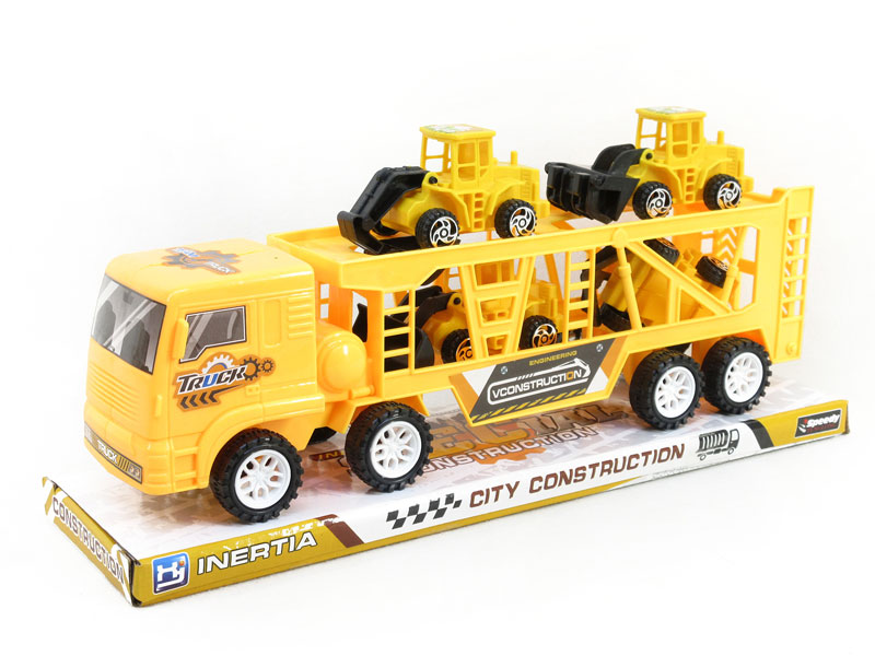 Friction  Truck Tow Construction Truck toys