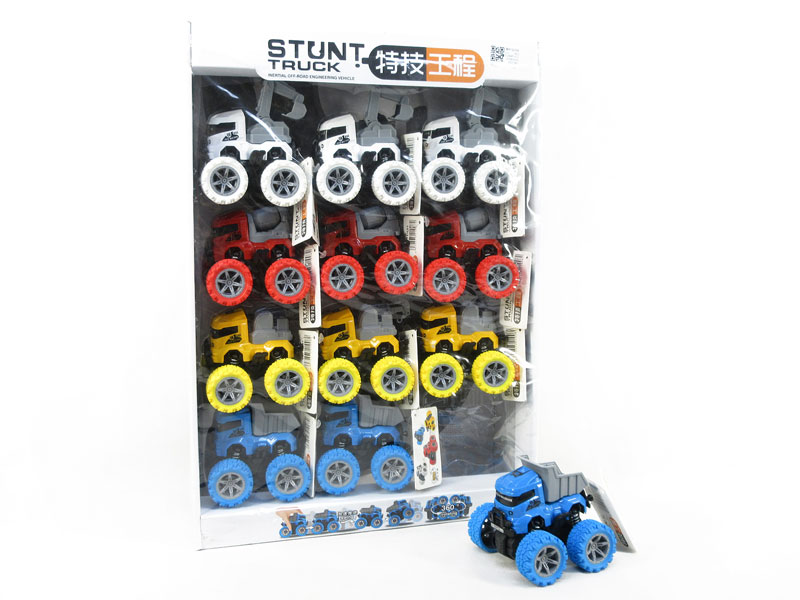Friction Stunt Construction Truck(12in1) toys