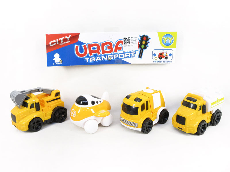 Friction Construction Truck(4in1) toys