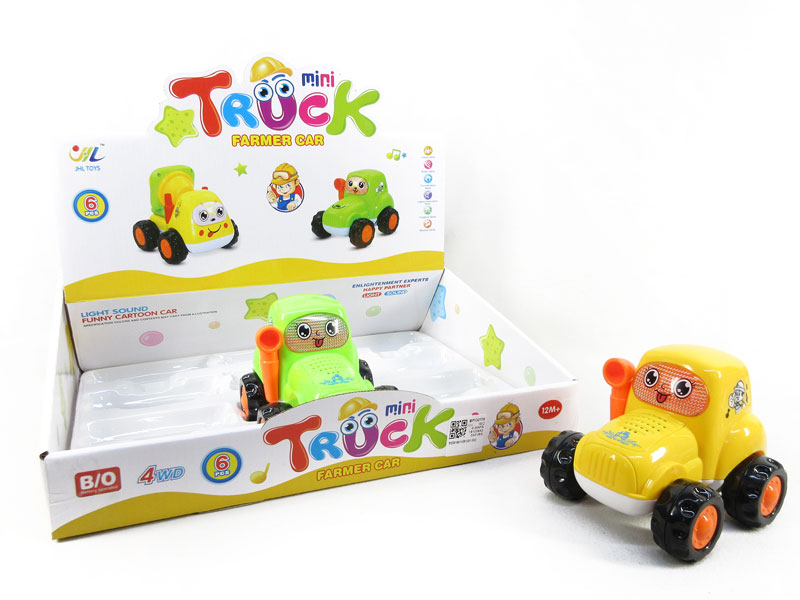 Friction Farmer Truck W/L_M(6in1) toys