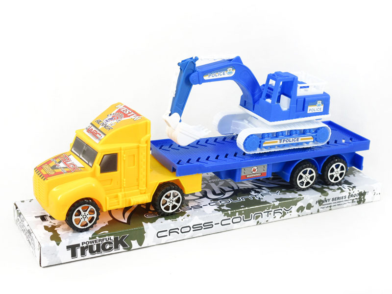 Friction Truck Tow Construction Truck toys