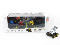 Friction Stunt Construction Truck(6in1)