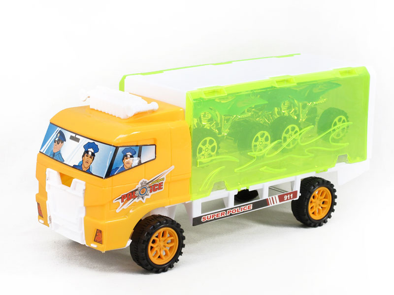 Friction Truck Tow Free Wheel Motorcycle toys