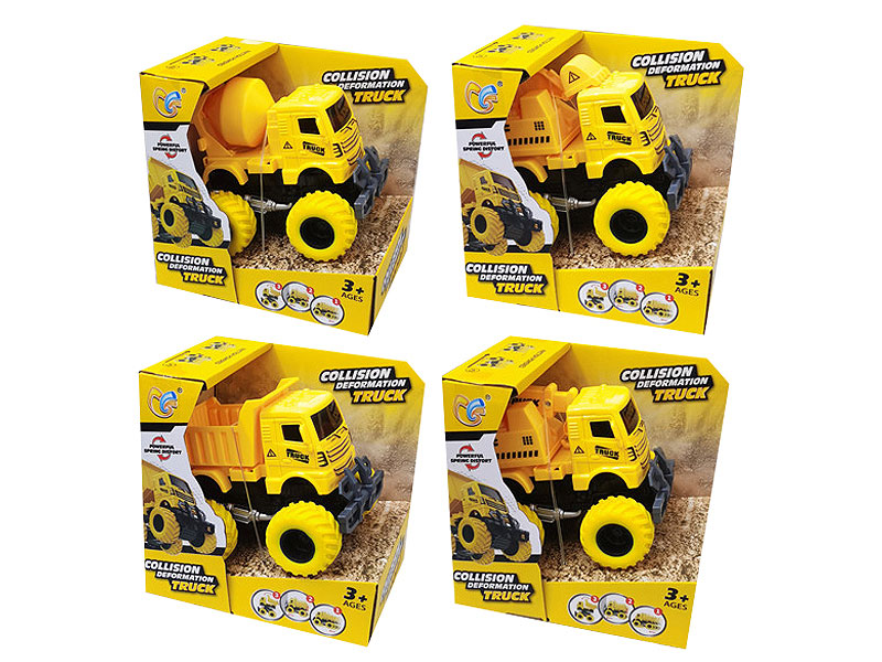 Friction Construction Truck(4S) toys