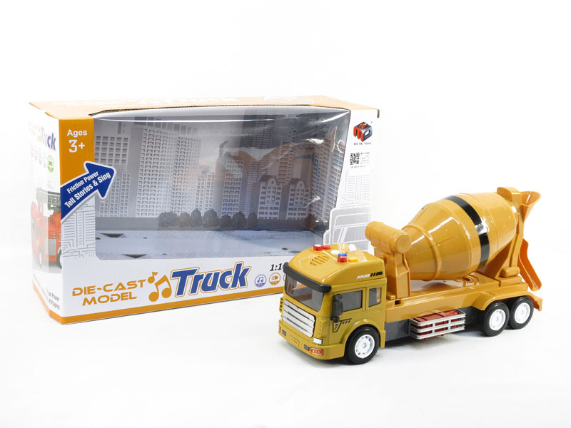 Die Cast Construction Truck Friction W/L_S toys