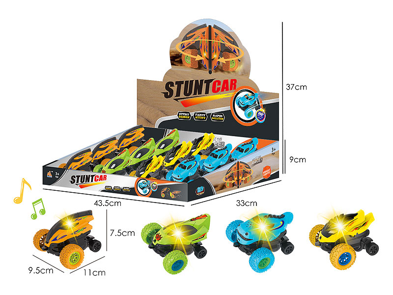 Friction Rotary Car W/L_M(12in1) toys