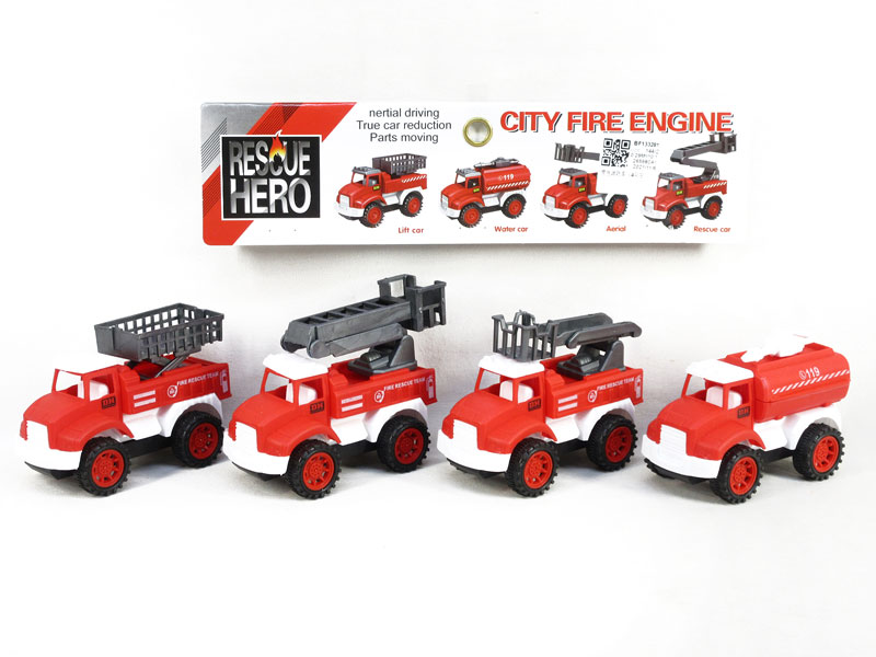 Friction Fire Engine(4in1) toys