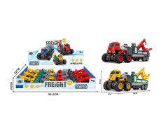 Die Cast Rescue Vehicle Friction(6in1)