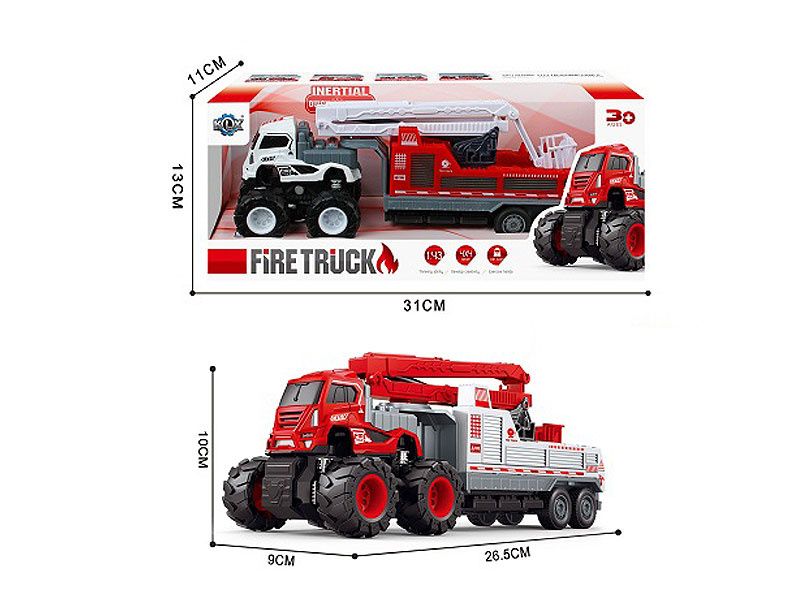 Die Cast Fire Engine Friction(2C) toys