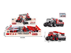 Die Cast Fire Engine Friction(6in1)