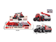 Metal Friction Fire Engine Truck 6 in 1(2C)