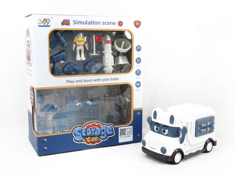 Friction Space Storage Vehicle Set toys