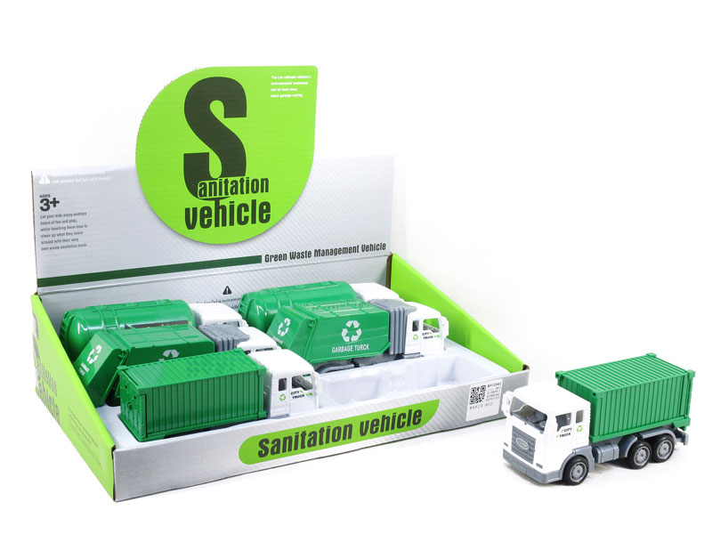 Friction Sanitation Truck(6in1) toys