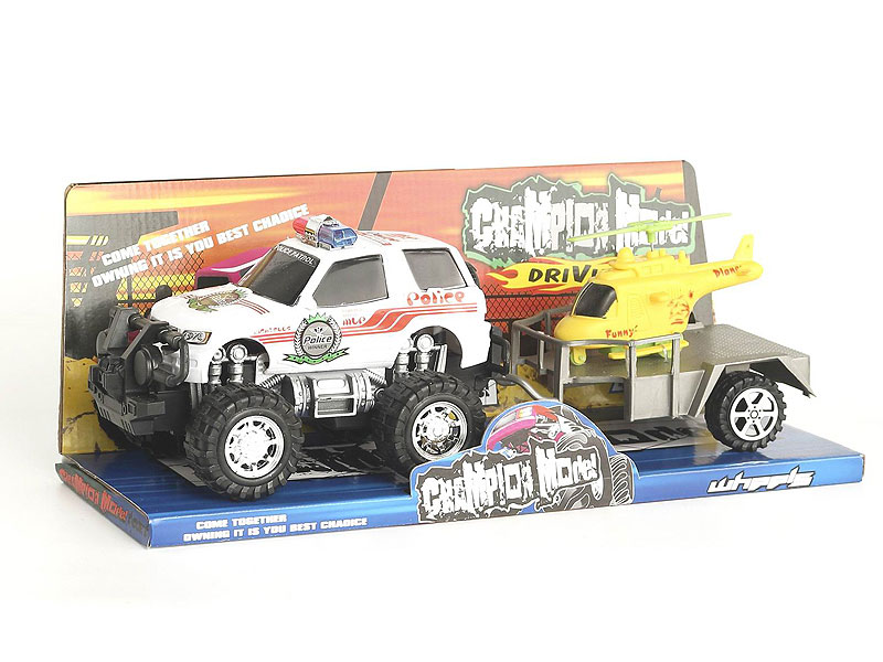 Friction Truck Tow Plane toys