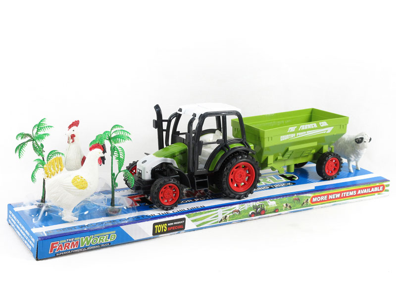 Friction Farm Truck Set W/L_M toys