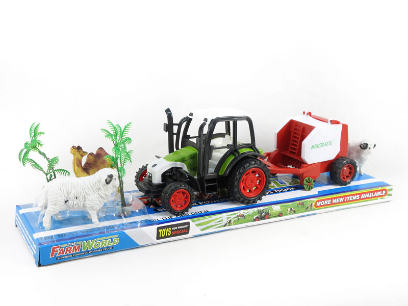 Friction Farm Truck Set W/L_M toys