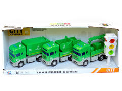 Friction Sanitation Truck W/L_S & Traffic Lights W/L(3in1)