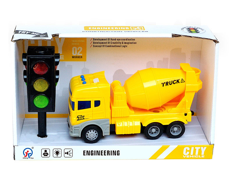 Friction Construction Truck W/L_S & Traffic Lights W/L toys