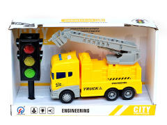 Friction Construction Truck W/L_S & Traffic Lights W/L