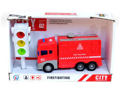 Friction Fire Engine W/L_S & Traffic Lights W/L